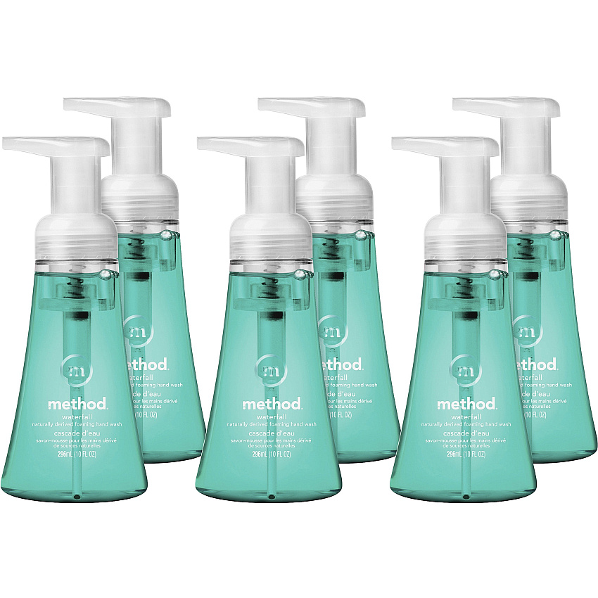 Method&reg; Foaming Hand Wash, Waterfall Scent, 10 oz., 6 Bottles (01160)