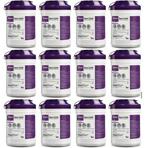Super Sani-Cloth Germicidal Wipes 12-Pack (PSSC077172CT)