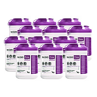 Sani-Cloth Prime Germicidal Disposable Wipes, Large, 1-Ply, 6 x 6.75, Unscented, White, 160/Canister, 12 Canisters/Carton (P25372)