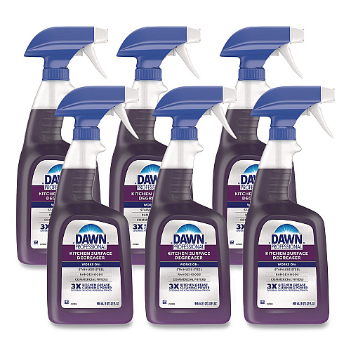 Dawn&reg; Kitchen Surface Degreaser, Fresh Scent, 32 oz Spray Bottle, 6/Carton (07308)