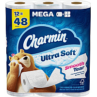 Charmin&reg; Ultra Soft Standard Toilet Paper, 2-Ply, 224 Sheets, 12 Rolls (08813PK)