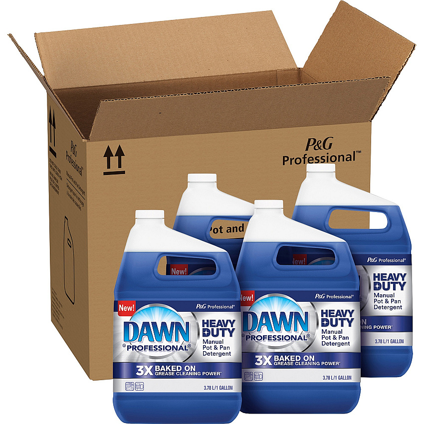 Dawn&reg; Pro HD Manual Dish Soap, Original Scent, 1-Gal., 4 Jugs (08837)