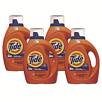Tide&reg; HE Liquid Laundry Detergent, Original Scent, 80 oz., 4 Bottles (12110CT)