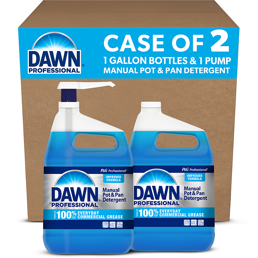 Dawn&reg; Pro Manual Pot & Pan Dish Soap, Original, 1-Gal., 2 Jugs (15260)