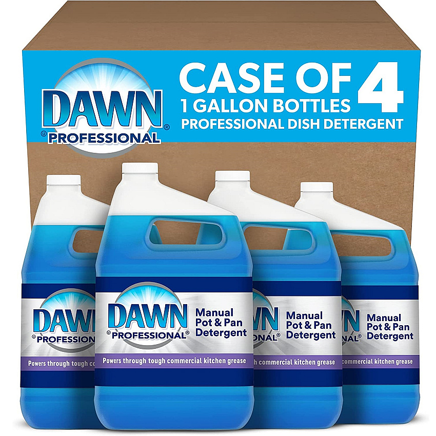 Dawn&reg; Pro Manual Pot & Pan Dish Soap, Original Scent, 1 Gal., 4 Jugs (PGC57445CT)