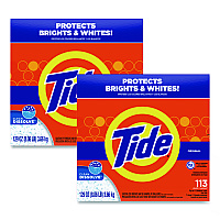 Tide&reg; Powder Laundry Detergent, Original Scent, 143 oz., 2 Boxes (85006CT)