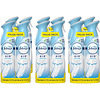 Febreze Linen/Sky Air Spray 12-Pack Liquid - 8.8 fl oz (0.3 quart) - Linen & Sky - Odor Neutralizer, VOC-free - 2/Pack - 6 / Carton (97799CT)