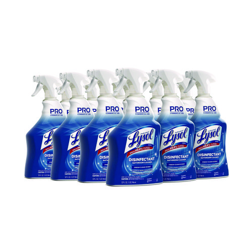 Lysol&reg; Disinfectant Bathroom Cleaner, 32 oz., 12 Spray Bottles (04685CT)