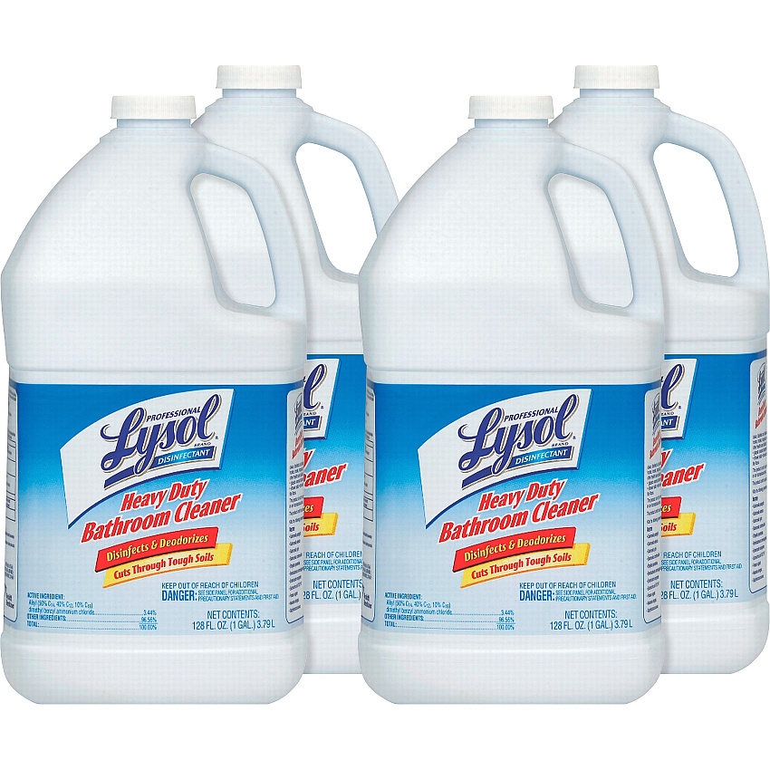 Lysol&reg; Heavy-Duty Bathroom Disinfectant, 4 Gallons (94201CT)