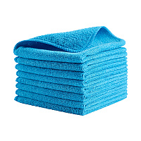 Rubbermaid Commercial Microfiber Cleaning Cloths, 16 x 16, Blue, 24/Pack (1820583)