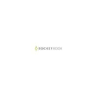 Rocketbook Flip Smart Notepad, Black Cover, Lined/Dot Grid Rule, 6 x 8.8, White, 18 Sheets (FLPERCAFR)