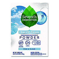 Seventh Generation Automatic Dishwasher Powder, Free and Clear, 45oz Box (22150)