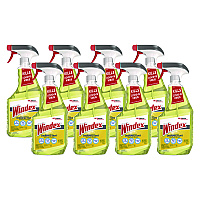 Windex Multi-Surface Disinfectant Cleaner, Fresh Scent, 32 oz Spray Bottle, 8/Carton (322369)