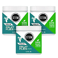 STEM Fruit Flies Trap, 5.4 oz Jar, 8 Jar Carton (329965)