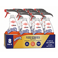 Fantastik&reg; No-Rinse Food Surface Sanitizer Disinfectant, 32 oz Trigger Spray, 8 Bottles (354125)