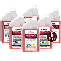 SC Johnson Professional Heavy Duty Neutral Floor Cleaner, Fresh Scent, 32 oz Squeeze and Pour Bottle, 6/Carton (680081)