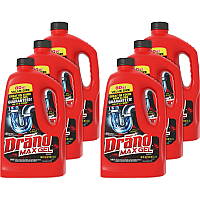 Max Gel Clog Remover, Bleach Scent, 80 oz Bottle, 6/Carton