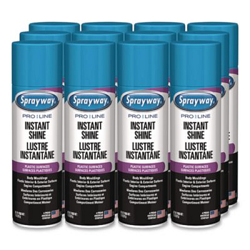Sprayway PRO LINE  Instant Shine, 11 oz Aerosol Can, 12/Carton (SPRA57576)