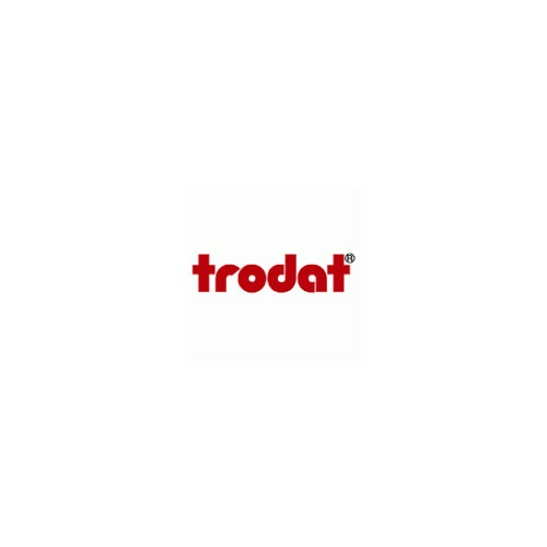 Trodat Star Impression Pre-Inked Stamp Message Stamp - Star - 0.75" Impression Diameter - Red - Round - 1 Each - TAA Compliant (5979)