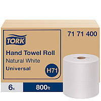 Morsoft Controlled Hardwound Towels - Y-Notch, Kraft Brown, 8" X 800 Ft, 6 Rolls Per Carton