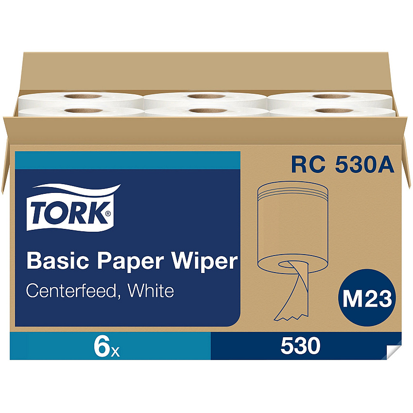 Tork&reg; Universal Center-Pull Paper Towels, 2-Ply, White, 6 Rolls (RC530)
