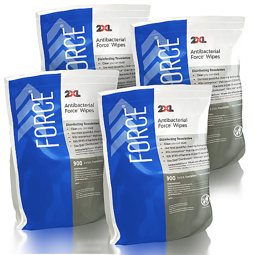 2XL Antibacterial Force Wipes 4-Packs (2XL401)