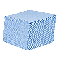 Textask Lint-free Wipers, Poly/rayon, Blue, 13x13, 1/4 Fold, 50/bag, 20 Bags/cs, Case Of 1000 (N-SPNQPB)