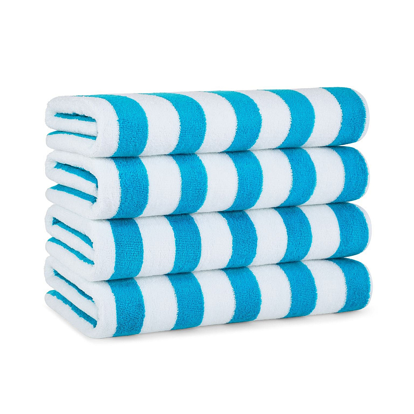 Cali-cabana Beach Towels 30x60 Blue - Pack Of 4 (CALICABANA-BLU)