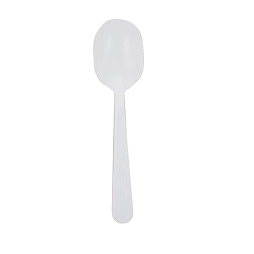 Heavy Weight Polypropylene Unwrapped Soup Spoon, White (1000 Per Case), Case Of 1000 (CPPHWSSBKW1)