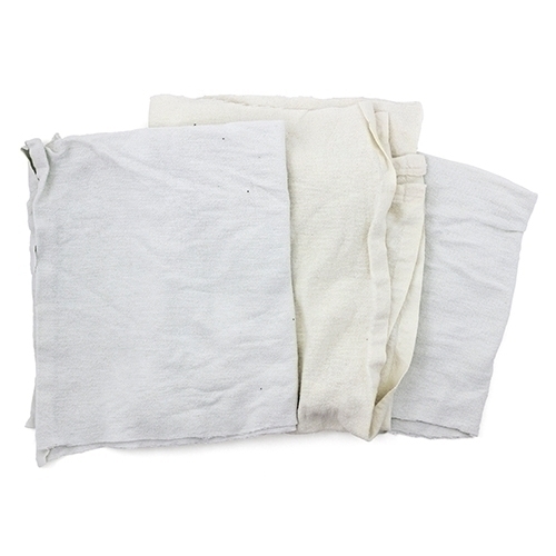 Reclaimed White Flannel Blankets - 25lbs (346-25)