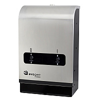 Evogen No-touch Mini Dual Vendor, Free Vend, Stainless/black, 17.25"x10.75"x6.5" - 1 Each (EVNT4-SB)
