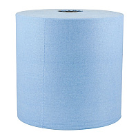 Textask Lint-free Wipers, Poly/rayon, Blue, 12x15, Roll, 400/rl, 2 Rls/cs, Case Of 2 Rolls (N-SPNJBB)