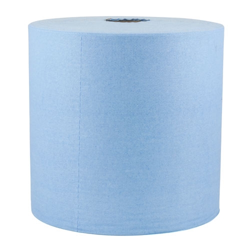 Textask Lint-free Wipers, Poly/rayon, Blue, 12x15, Roll, 400/rl, 2 Rls/cs, Case Of 2 Rolls (N-SPNJBB)