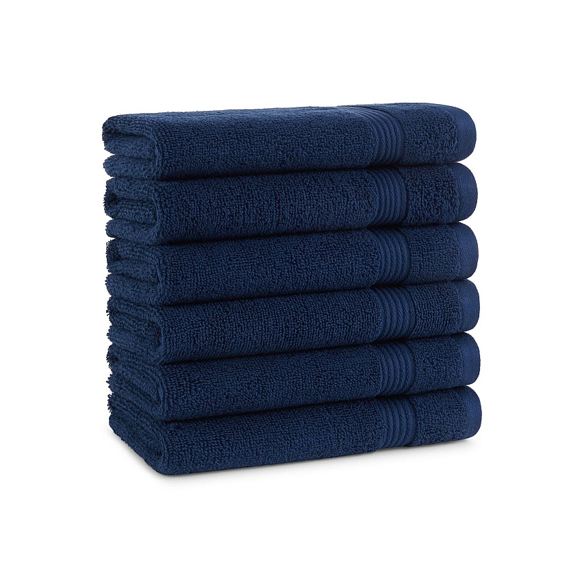 Host & Home Hand Towel 16x28 Navy - Case Of 60 (HT-HH1628-NV-CS)