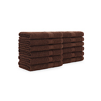 True Color Hand Towel 16x27 Brown - Pack Of 12 (P-HAND-BROWN)