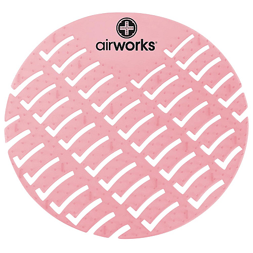 Airworks Deodorizing Urinal Screen Strawberry 10/box, Box Of 10 (AWUS004-BX)