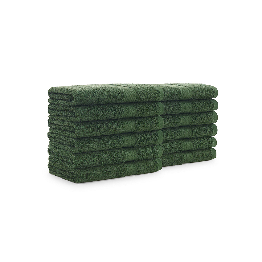 True Color Hand Towel 16x27 Hunter Green - Pack Of 12 (P-HAND-HGREEN)