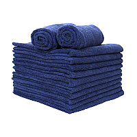 Microfiber Cloth 300 Gsm 16x27 Tri-fold Navy 12/bg, Pack Of 12 (MFC3001627NV)