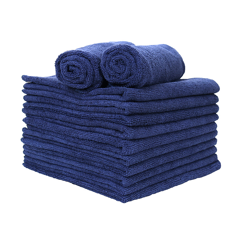 Microfiber Cloth 300 Gsm 16x27 Tri-fold Navy 12/bg, Pack Of 12 (MFC3001627NV)