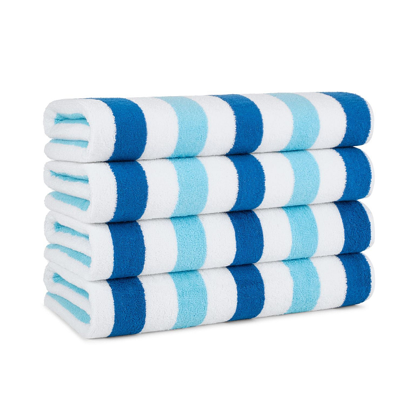 Cabo Cabana Beach Towel 30x70 Navy/blue - Case Of 24 (CABOCABANA-NV/BL-CS)
