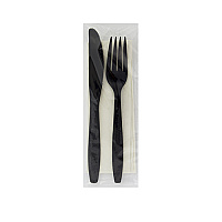 Heavy Weight Ps Fork Knife Nap 13x17 Black (250 Per Case), Case Of 250 (CKPSHW222)