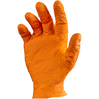 Catch Light By Proworks Nitrile Powder Free 6 Mil Gloves Orange Md - Box Of 100 (GL-NT106ORFM)