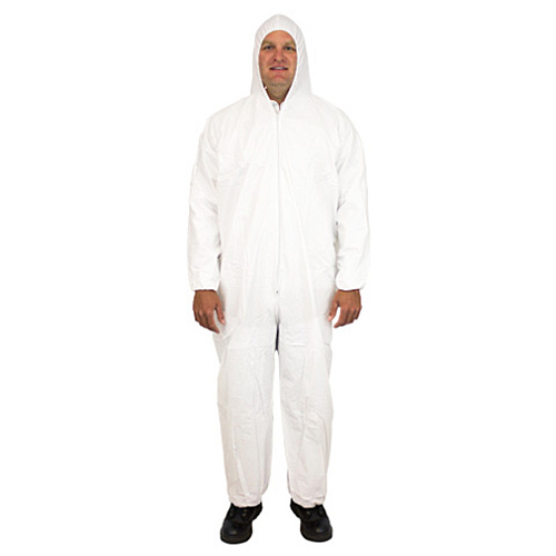 Promax Coverall Zipper Front Attached - Lrg, Case Of 25 (M1028-L)