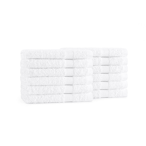 Admiral Hospitality Washcloth 12x12 White - Case Of 300 (ADMIRAL-WASH)