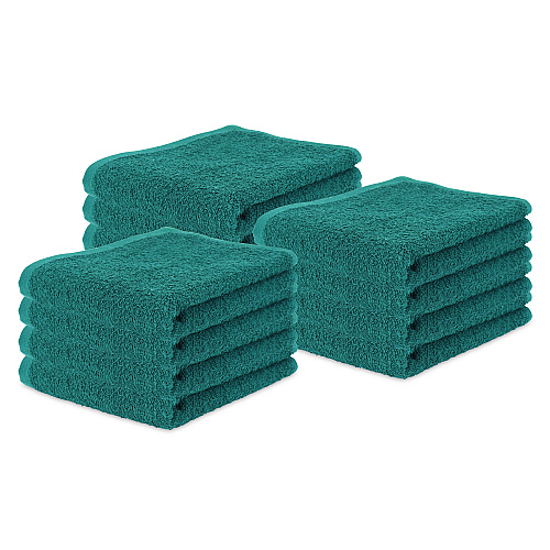Terry Polishing Hand Towel 16x27 Hunter Green - Pack Of 12 (N030-HG1627-4)