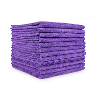 Smart Choice Microfiber Cloths 16x16 45gm Purple, Pack Of 12 (PNP915101PU)