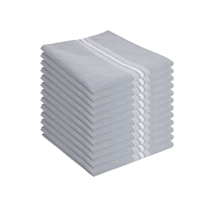 Mariposa Bistro Napkin 18x22 Reverse Gray - Pack Of 12 (RV-BISTRO-GY)
