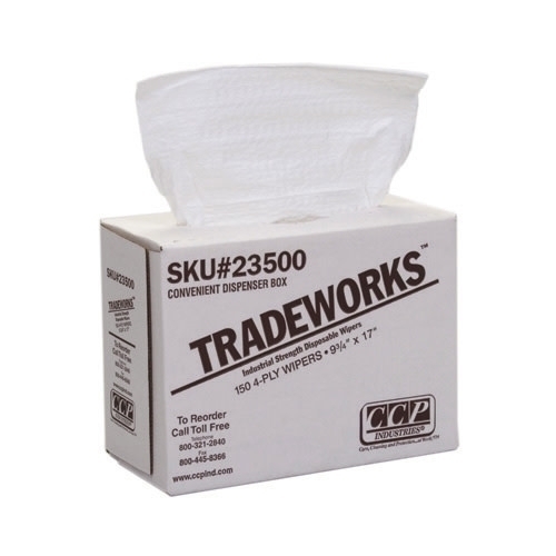 Scrimdry Wipers, Scrim, White, 9.75"x16.5", Pop-n-wipe Interfold, 150/bx, 10 Bxs/cs - 1500 Each (23500)