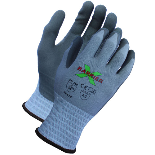 Luxfoam Proworks Coated Cut Resistant Gloves 18g A3 Gray X-large, Pack Of 12 (GCX18A3GX)