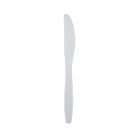 Knife White Heavyweight Polysty Indv, Case Of 1000 (CPSHWKNIWW4)